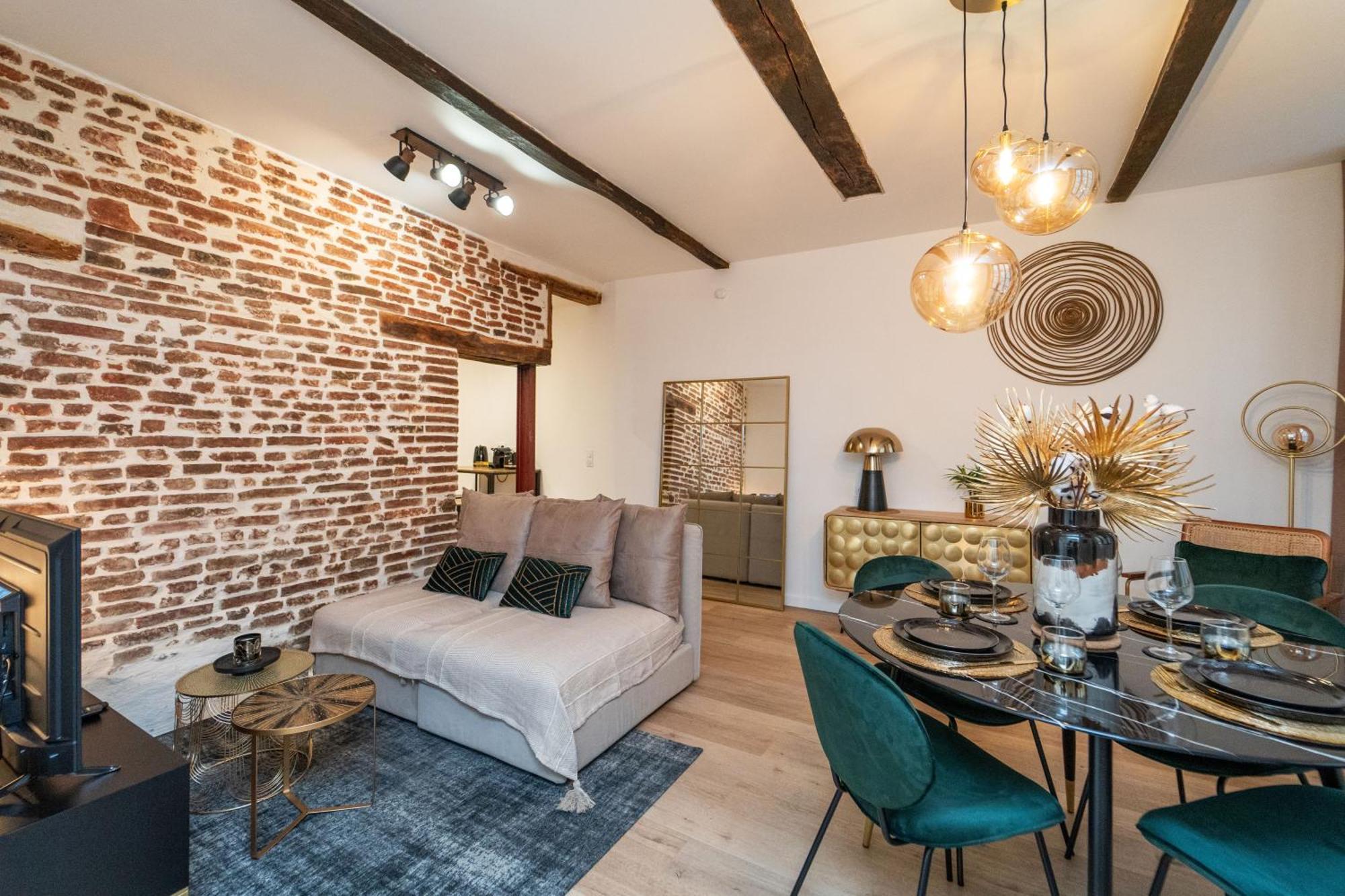Appartement Typique Hyper Centre Albi - Neuf Premium - Parking Gratuit Bagian luar foto